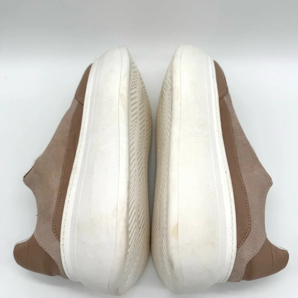Un Paso Mas Women’s platform Sneakers Tan Lace Up